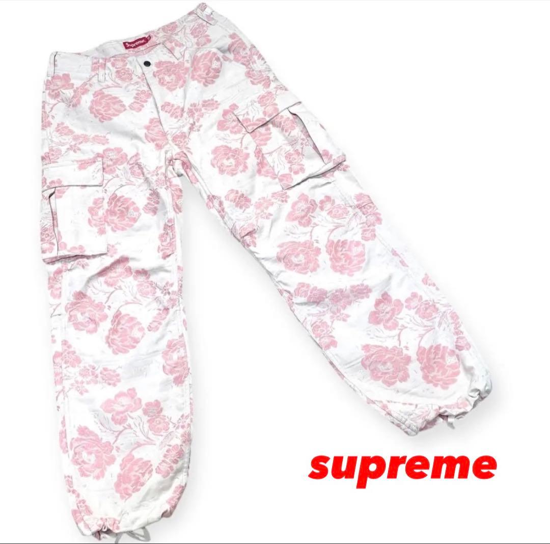 Supreme シュプリーム フローラル タペストリーカーゴ パンツ 36