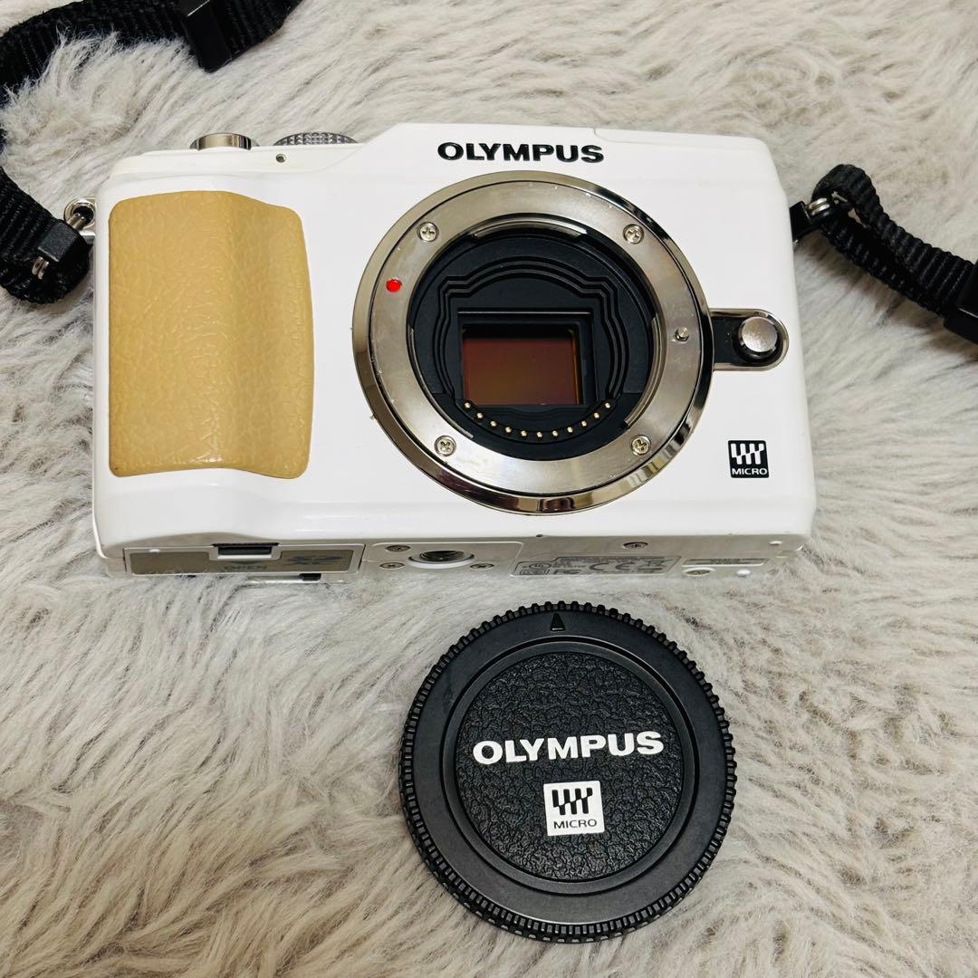動作確認済⭐︎ OLYMPUS E-PL2 ミラーレスカメラ ホワイト オリンパス