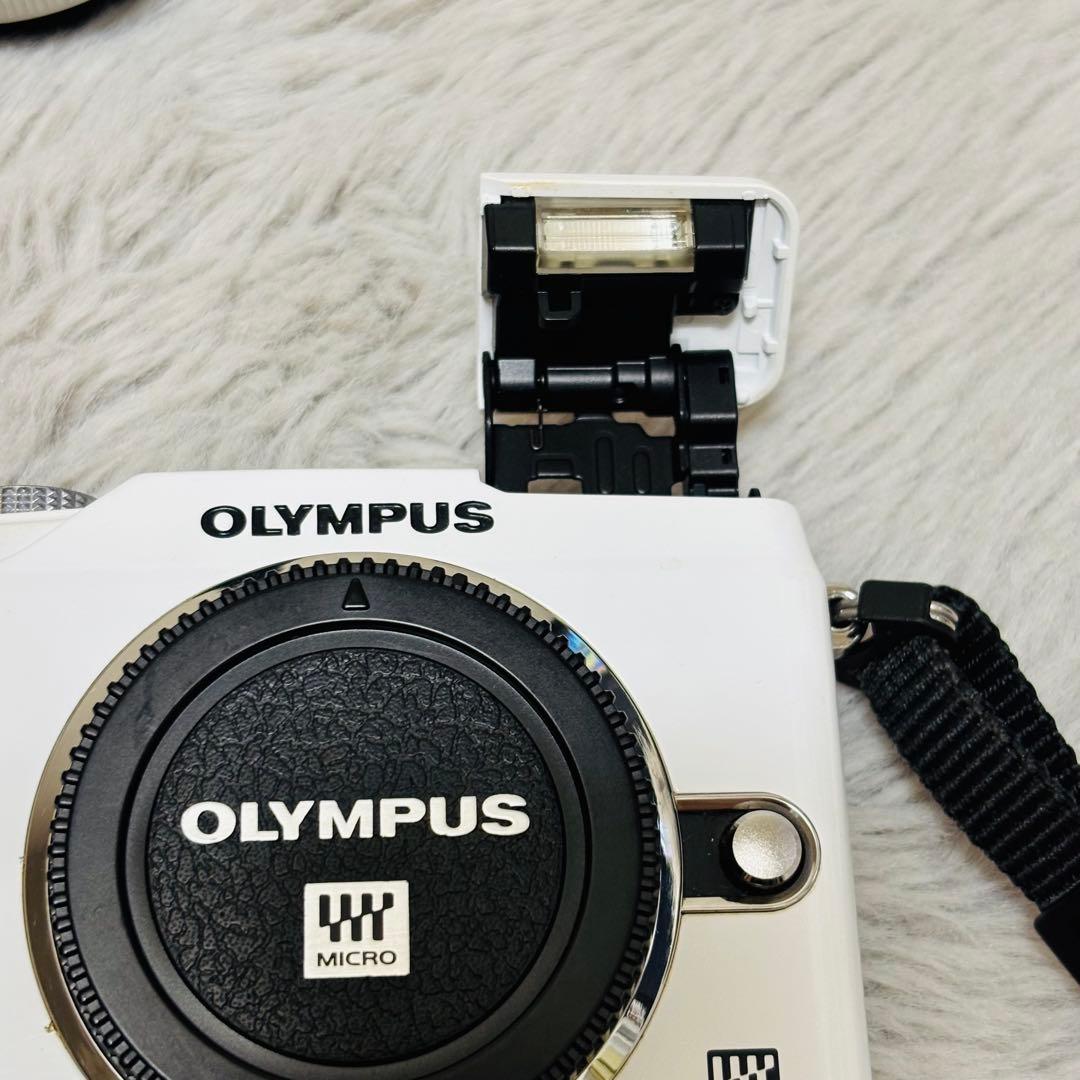 動作確認済⭐︎ OLYMPUS E-PL2 ミラーレスカメラ ホワイト オリンパス