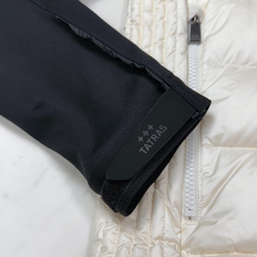 タトラス 2024 ボストボーロ 切り替え ダウンジャケット アイボリー系 03