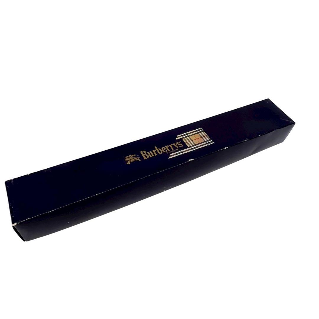 □未使用　タグ付　バーバリー ノバチェック柄　雨傘　折りたたみ傘 オーロラ