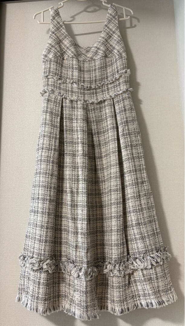 ワンピース herlipto Summer Tweed Midi Dress
