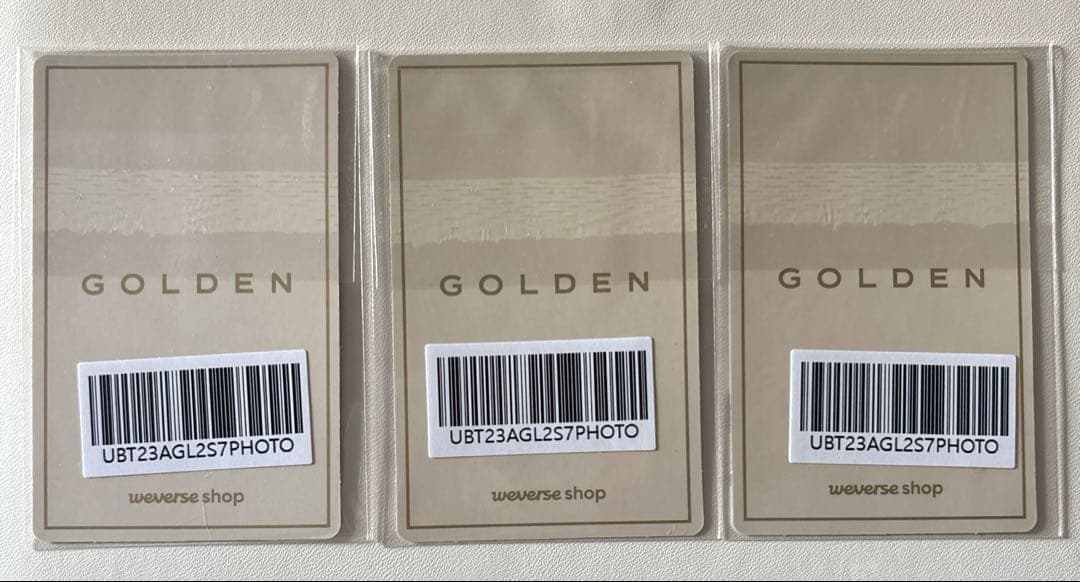 ジョングク GOLDEN weverse globalトレカ コンプリート