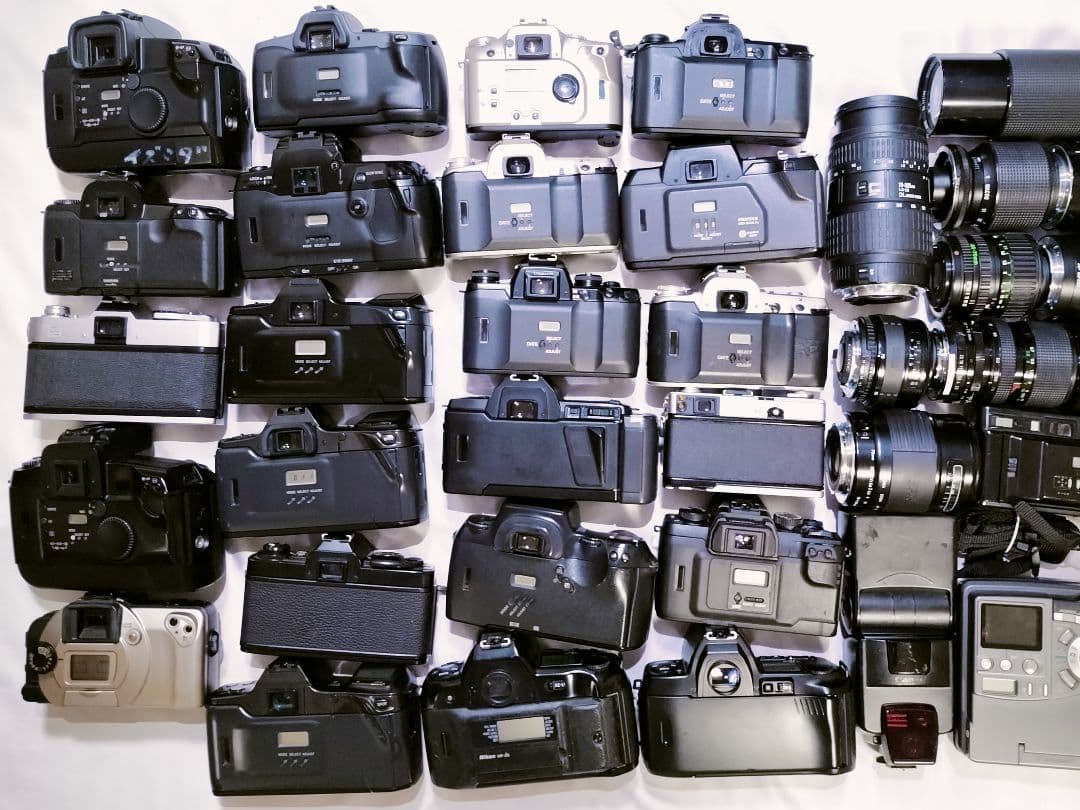 [ジャンク]フィルムカメラ、レンズ他有 まとめ売り 36個 メーカー様々