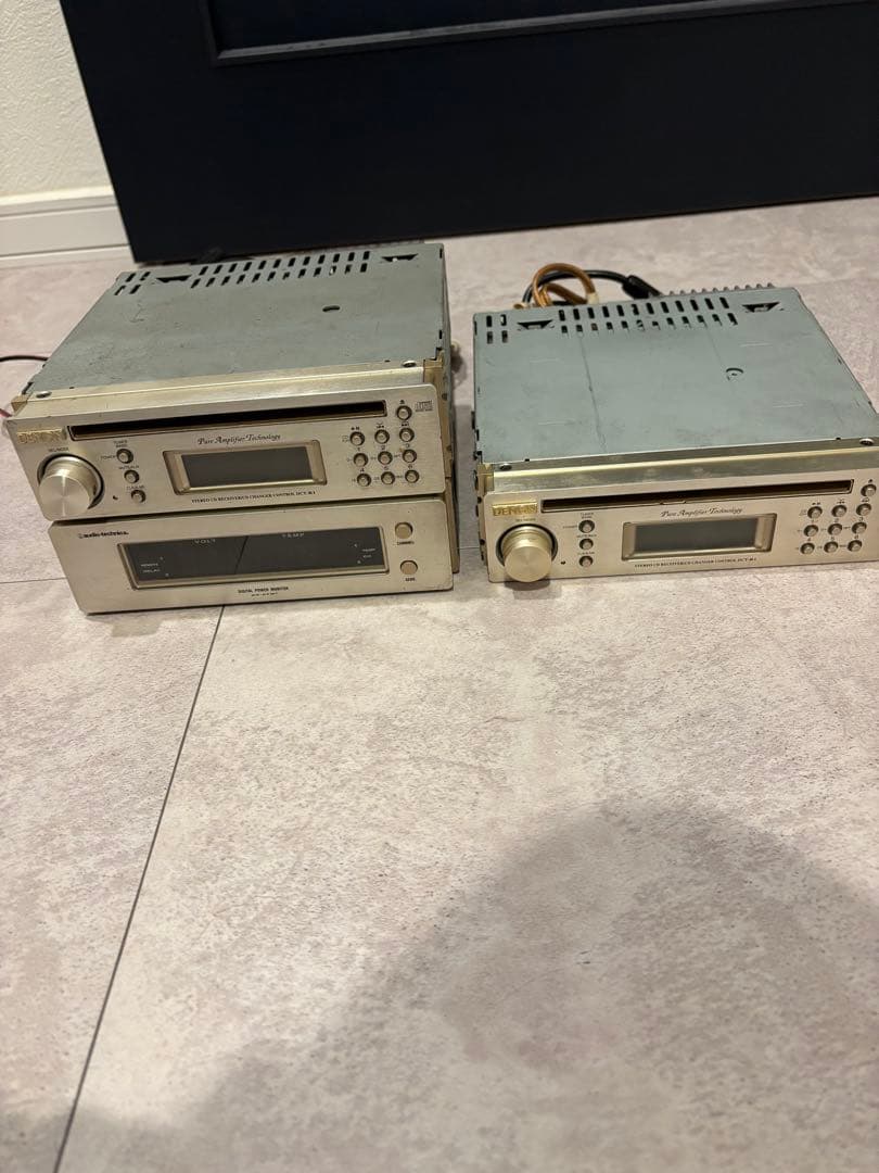 DENON DCT R-1 audio technica 電圧計　セット