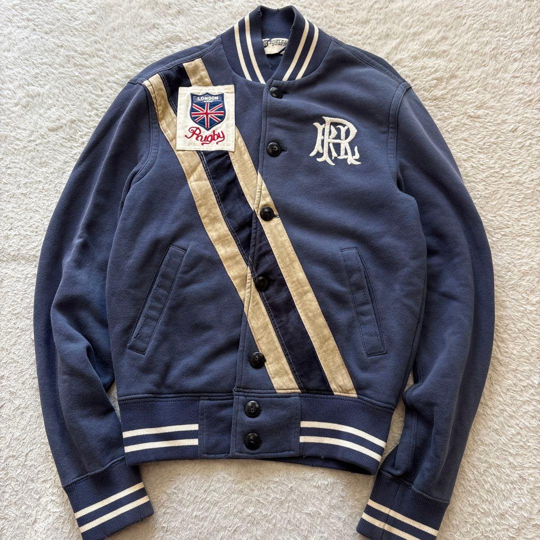 RUGBY RALPH LAUREN ヴィンテージ 加工スウェットジャケット