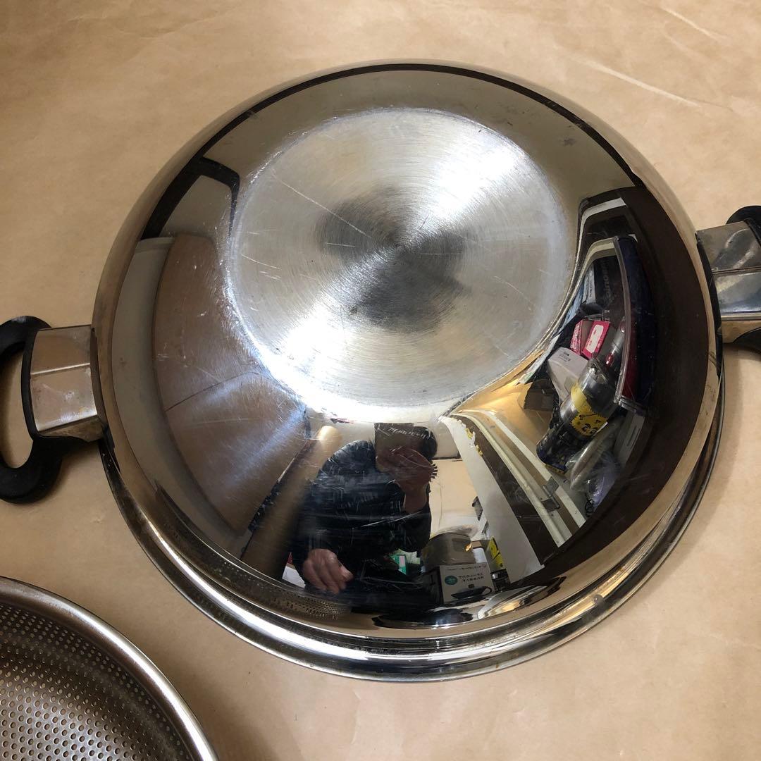 Amway アムウェイ　クィーンクックウェア ウォック 中華鍋 両手鍋