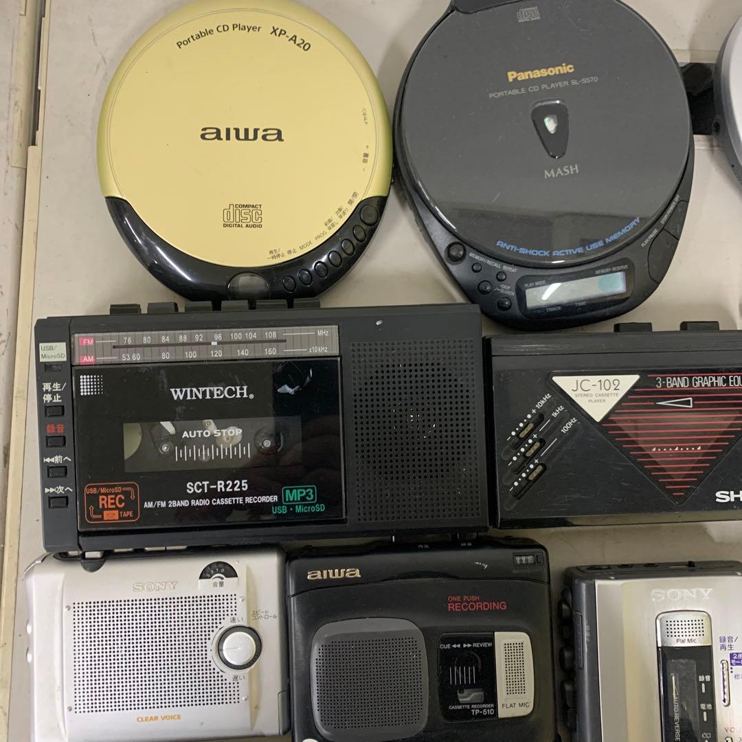 SONY.PANASONIC.ポータブルプレーヤー.カセット.ラジオ.まとめ売り