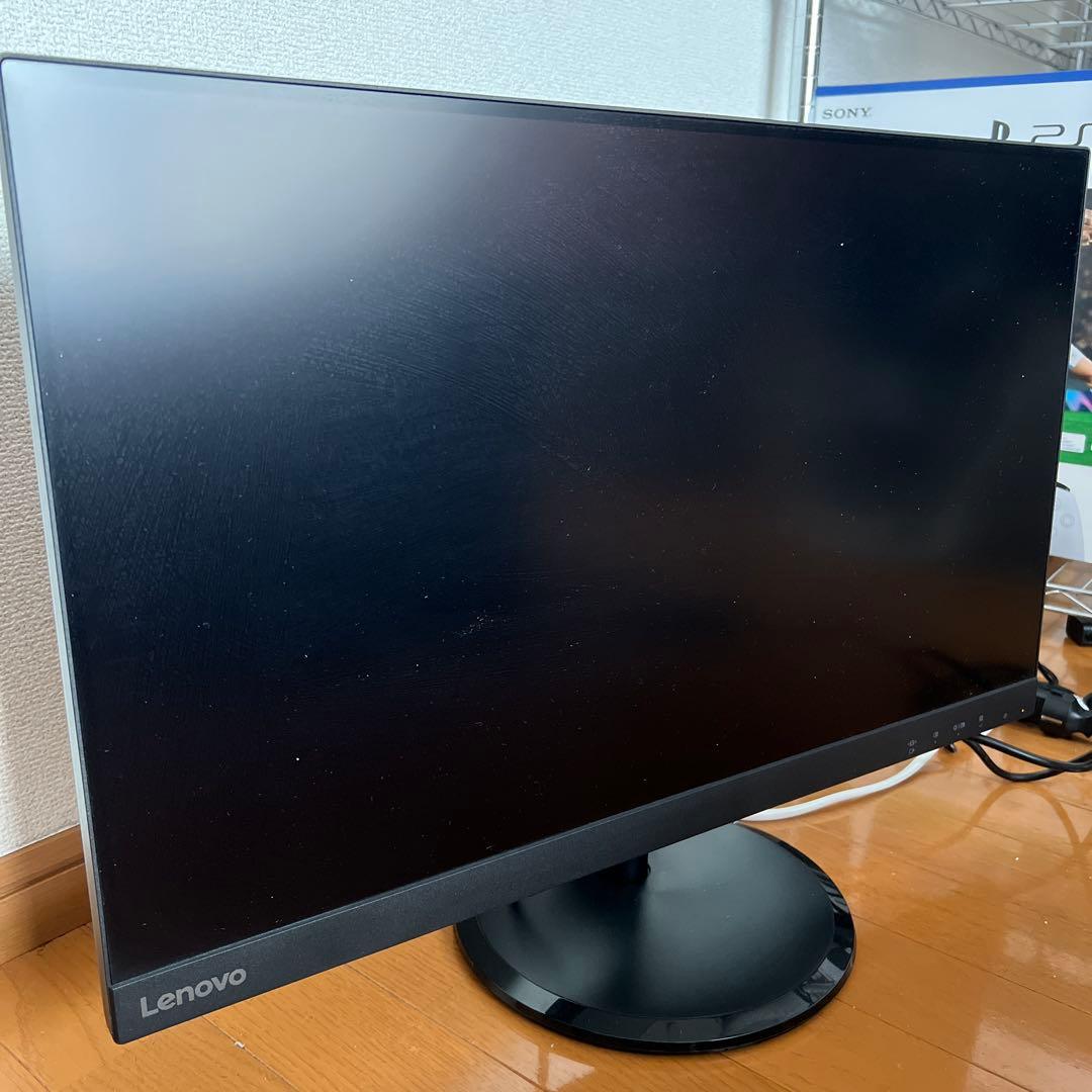 美品 Lenovo 27インチ モニター Switch2 PS5 プラグ付き