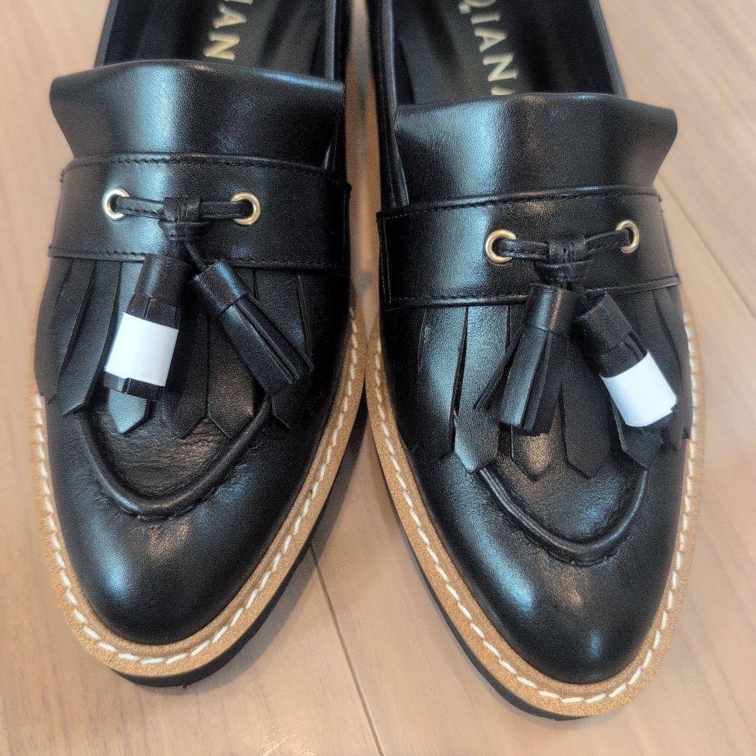 Ameri★ DIANA タッセル付きローファー 23.5cm ブラック