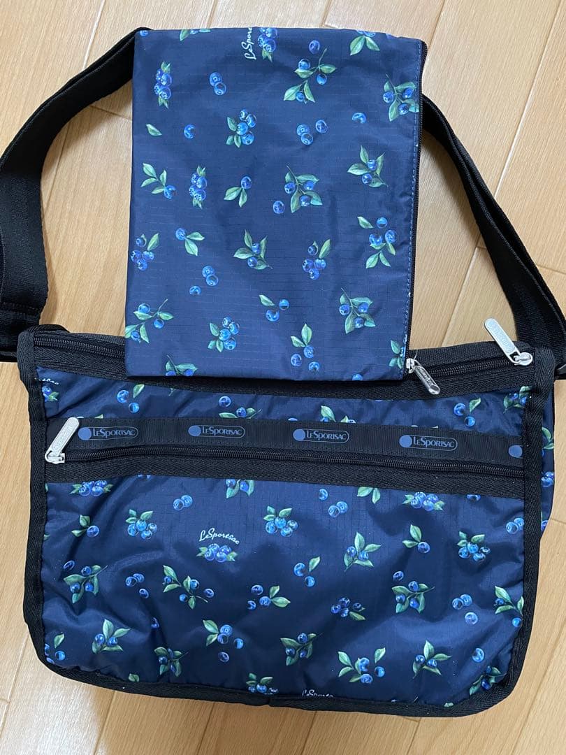 めぐみ　レスポートサック　デラックスエブリデイ　未使用品　ネイビー