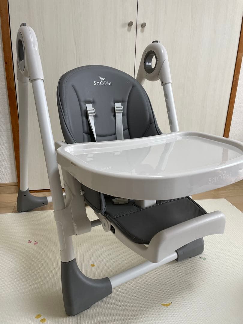 SMORBi スモルビ　折りたたみハイ&ローチェア グレー