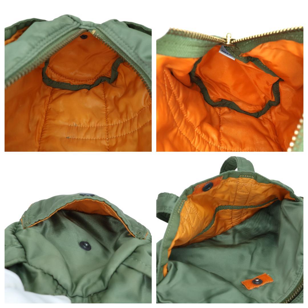 極美品 PORTER ポーター タンカー ミニボストン ダッフルバッグ グリーン