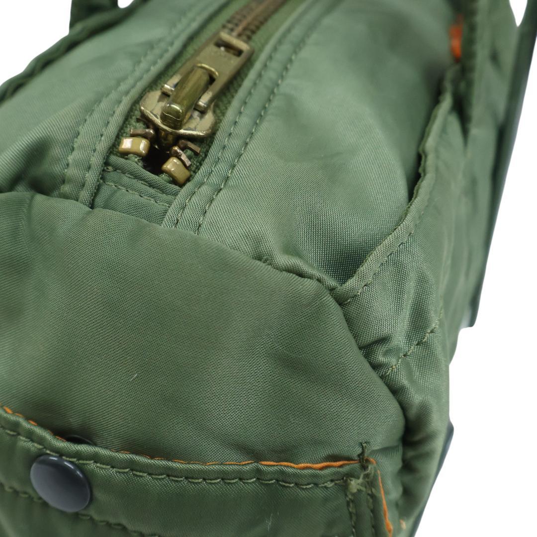 極美品 PORTER ポーター タンカー ミニボストン ダッフルバッグ グリーン