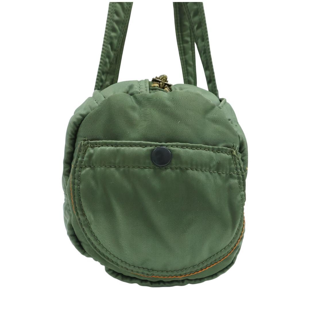 極美品 PORTER ポーター タンカー ミニボストン ダッフルバッグ グリーン