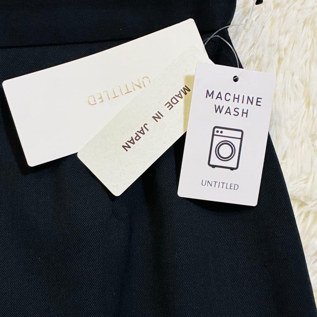 最終値下げ‼️【新品タグ付き】UNTITLEDブラックスーツ3点 就活 フォーマル