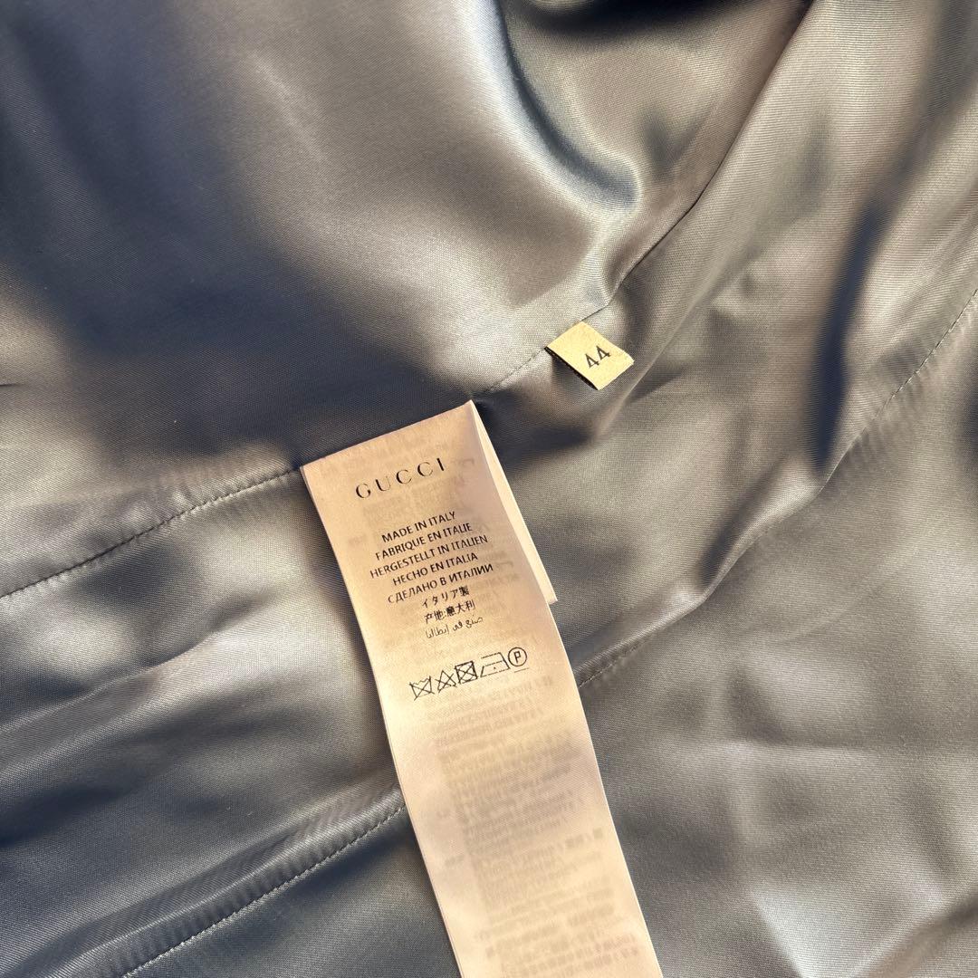 GUCCI ブラック ベルベット テーラードジャケット A4