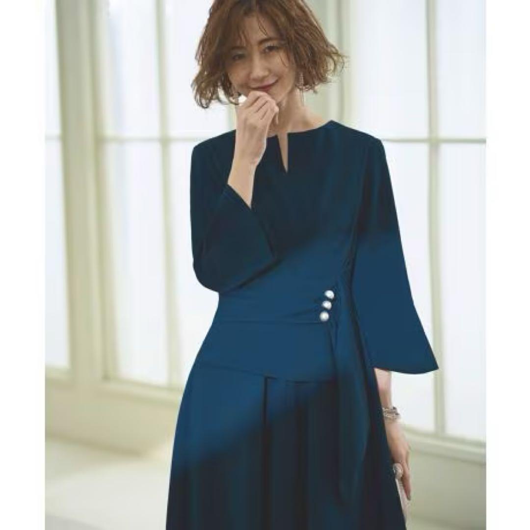 新品　RUIRUE BOUTIQUE パール　ワンピース　パーティー　セレモニー