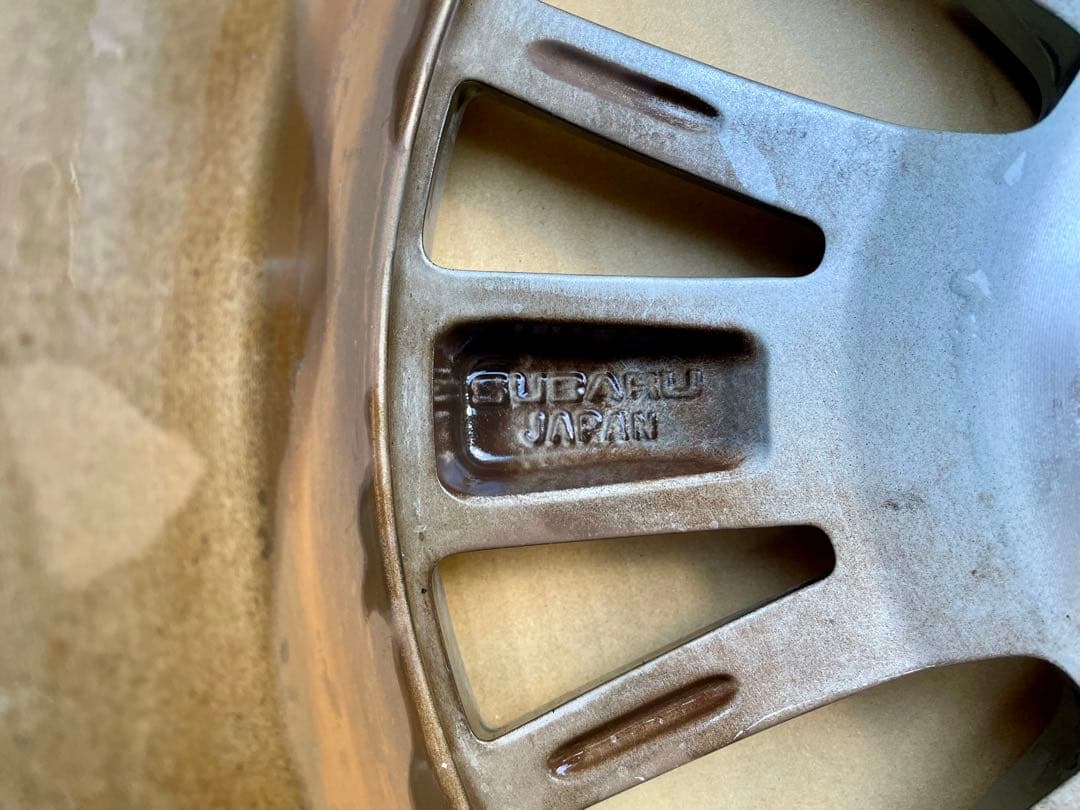 スバル純正 16×6.5J 5-100 +55 アルミホイール 4本 GT系