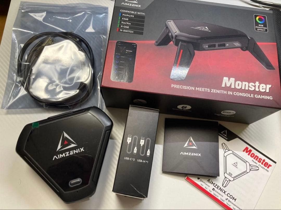 PC用ゲームコントローラー・コンバーター Aimzenix Monstar