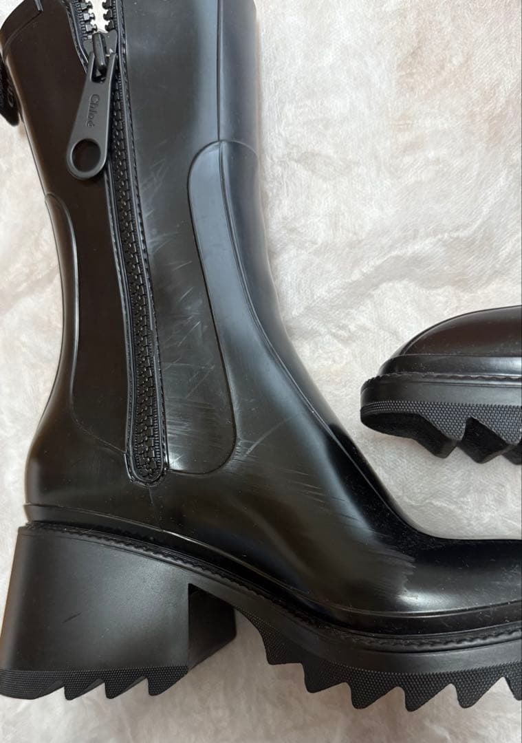 《値下げ》Chloe クロエ レインブーツ　ミドルBETTY