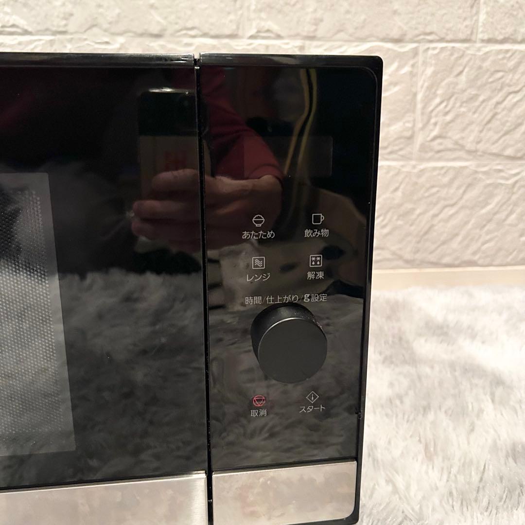 ● 良品 Panasonic 電子レンジ NE-FL222-K ブラック