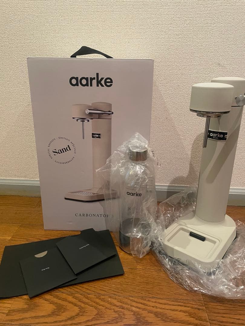 新品未使用 aarke CARBONATOR3 人気カラーのSandベージュ ✳︎