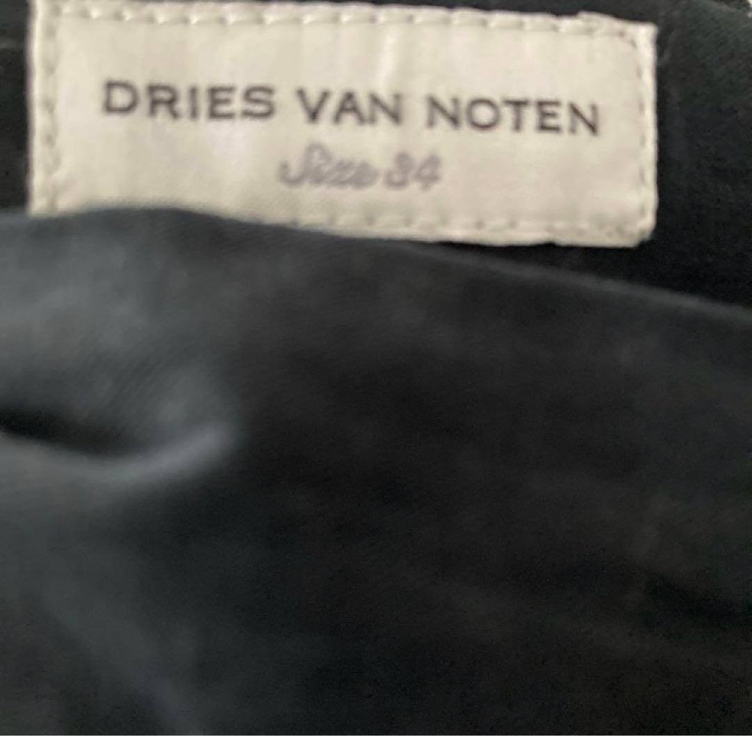 DRIES VAN NOTEN ブラック　ワイドスラックス