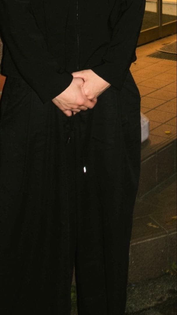 DRIES VAN NOTEN ブラック　ワイドスラックス