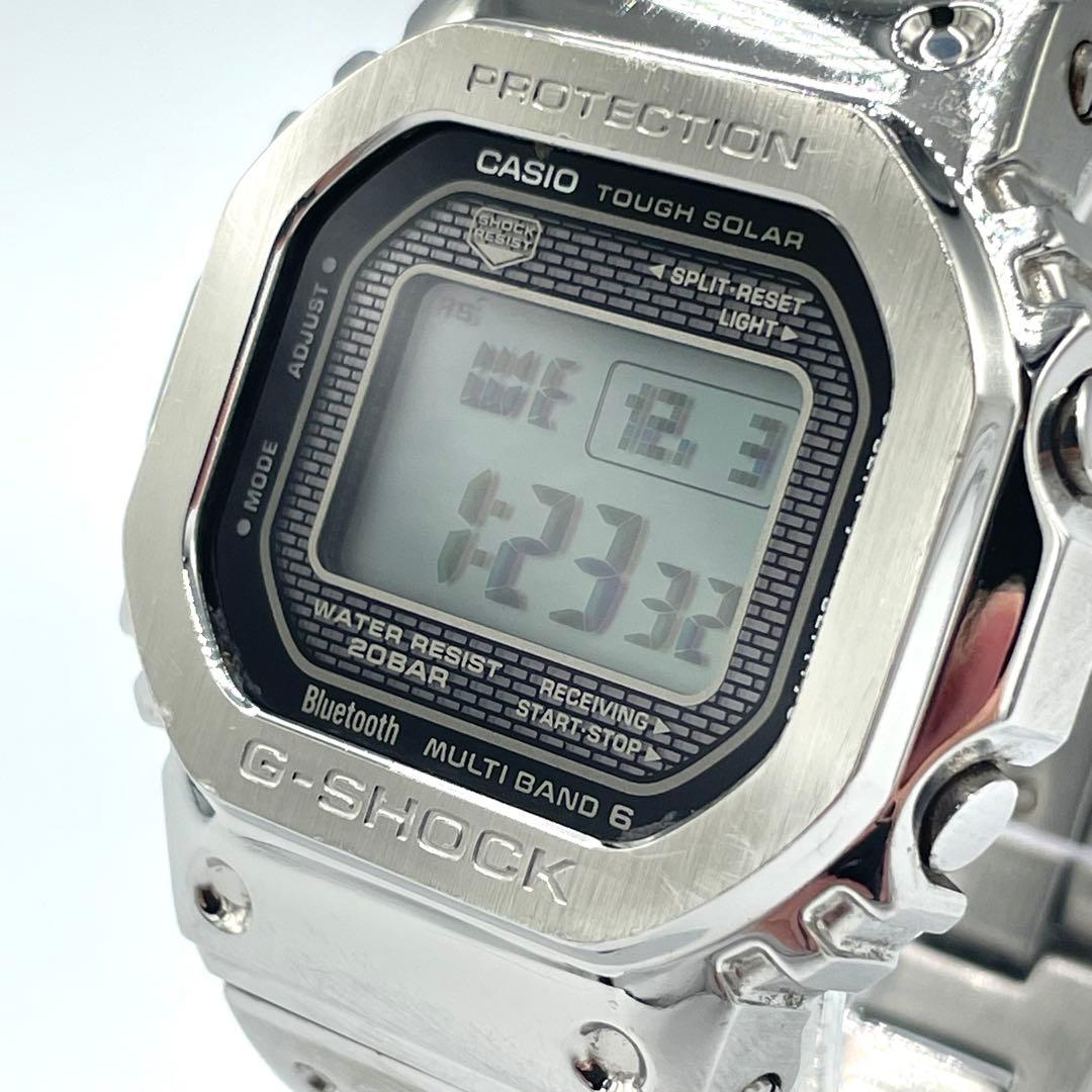 G-SHOCK 腕時計 フルメタル シルバー GMW-B5000D-1JF