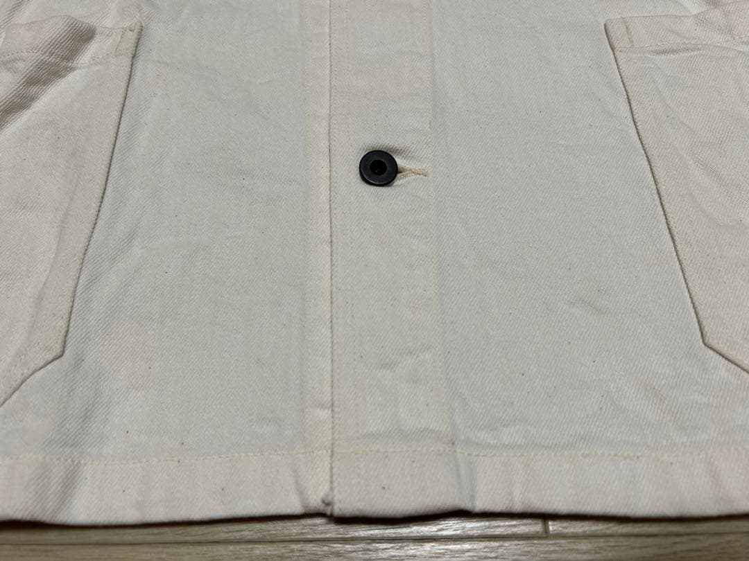 NAOSHIYA CUSTOM FACTORY カバーオール 生成り サイズL