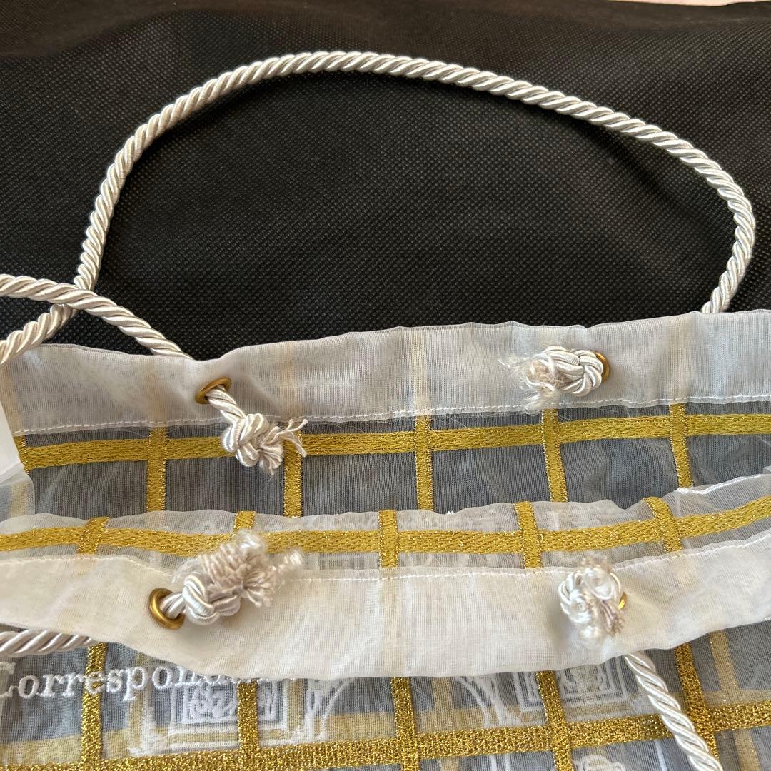 ブリジットタナカ　オーガンジーバッグ 凱旋門