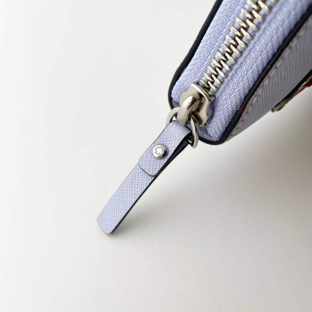 ケイトスペード 長財布 バン バス 車 花柄 モチーフ レザー 新品