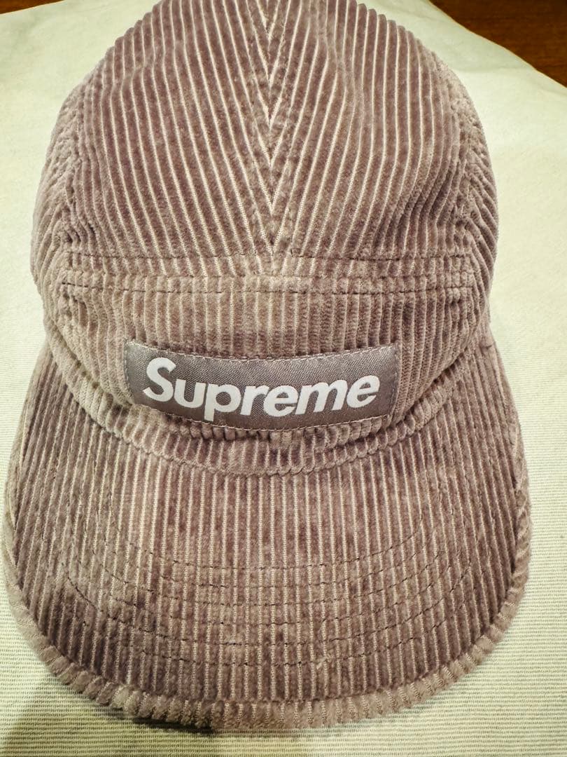 帽子 25FW Supreme Corduroy Camp Cap Grey