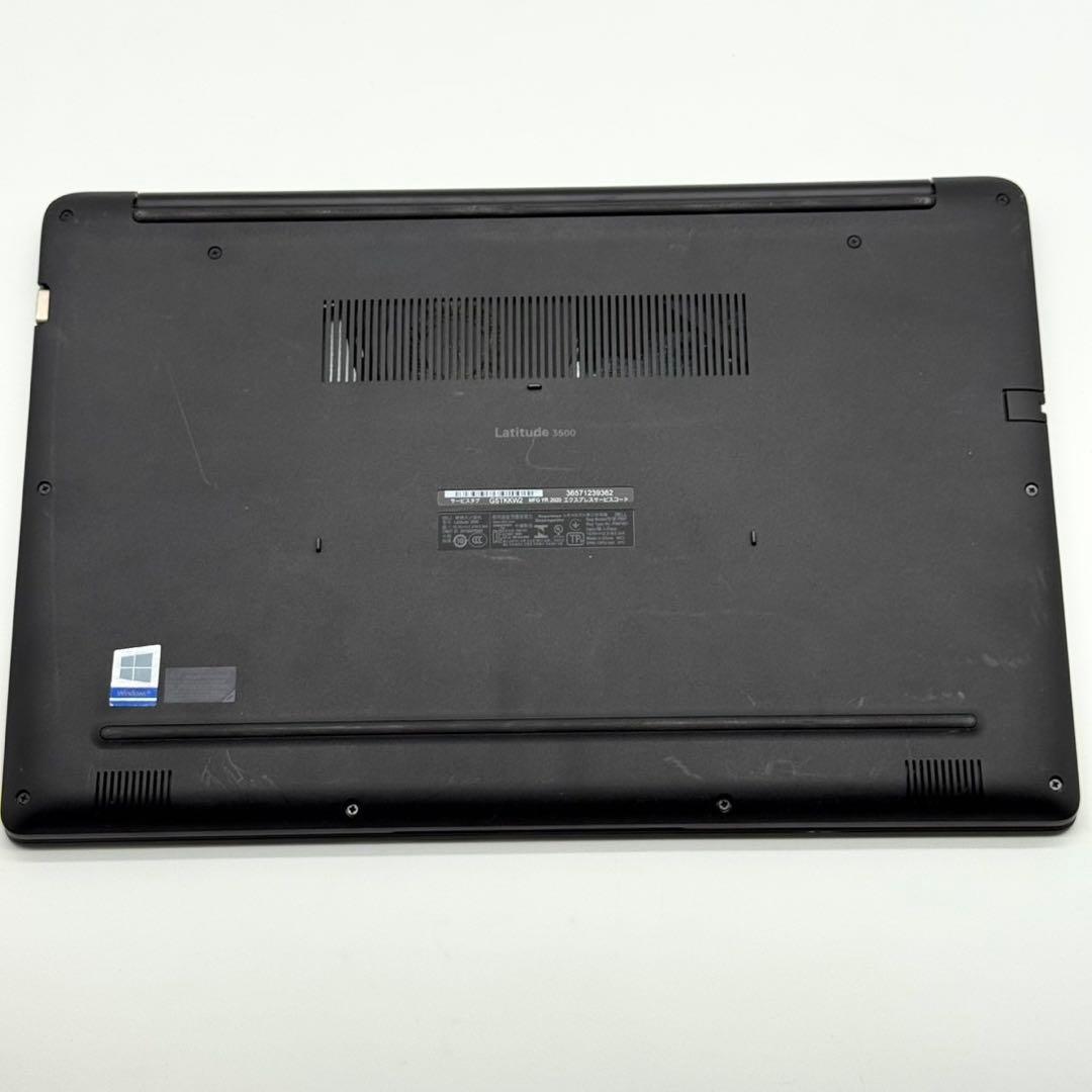 ノートパソコン 8世代 Dell CORE i5 メモリ8GB ストレージ無し