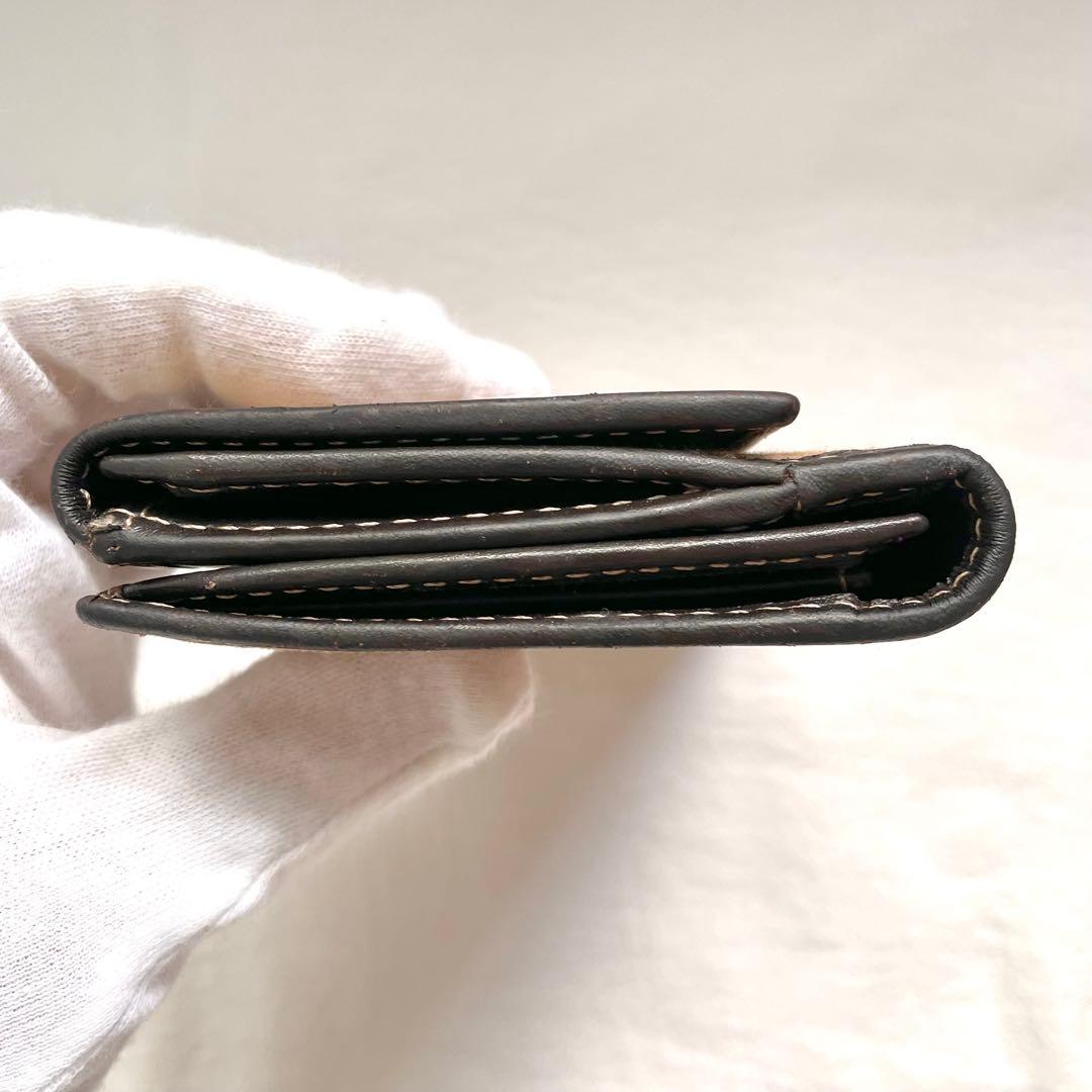 GUCCI グッチ 長財布 GGキャンバス ロゴプレート ブラウン 1201-⑦