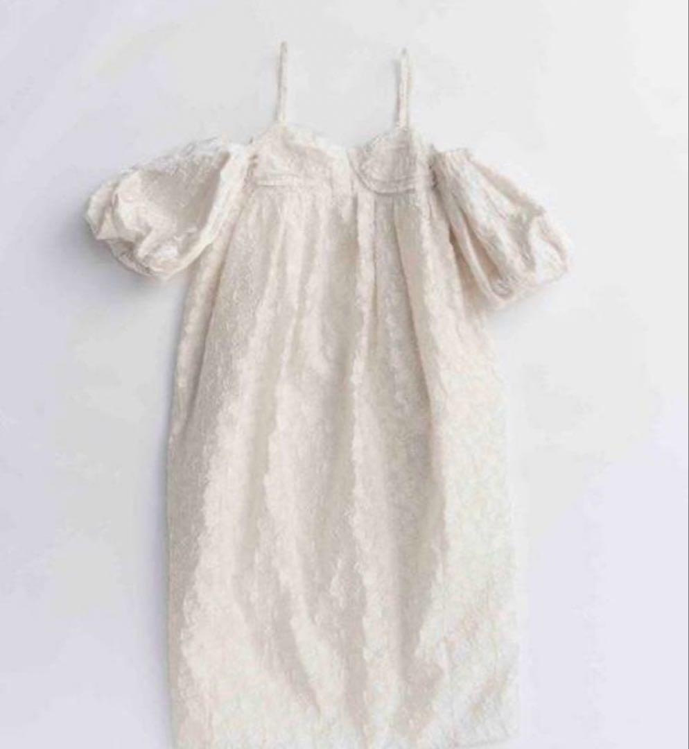 最終値下MAISON SPECIAL ジャガードモチーフバルーンキャミワンピース