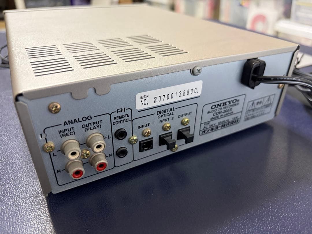 中古品ONKYOコンパクトディスクレコーダー　CDR-205X