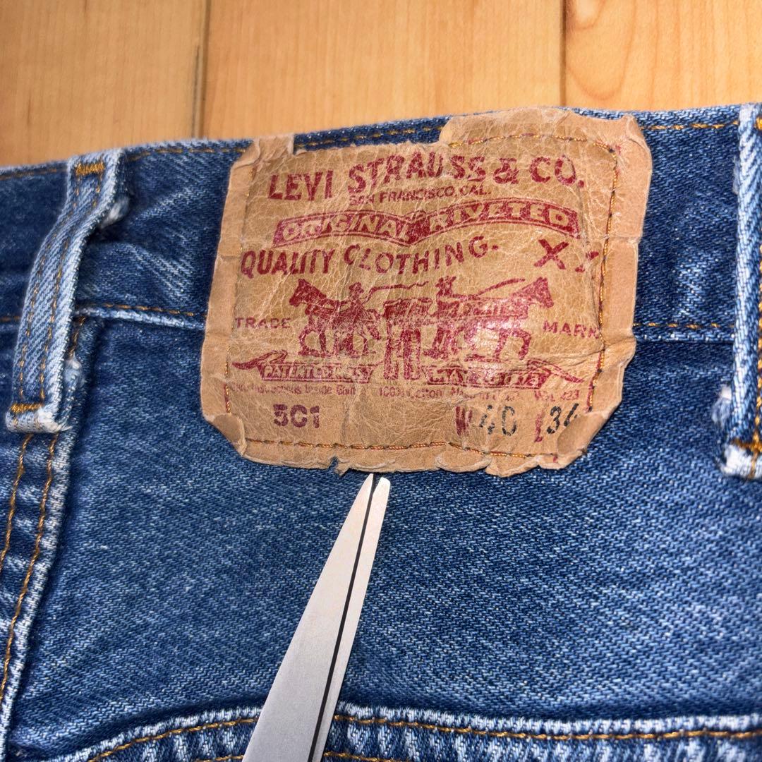 Levi's 501 90s 赤文字 usa製 ビッグサイズ W40 濃紺