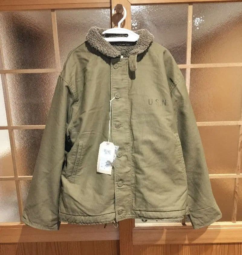 WAIPER.inc N-1 デッキジャケット U.S.Nステンシル 48