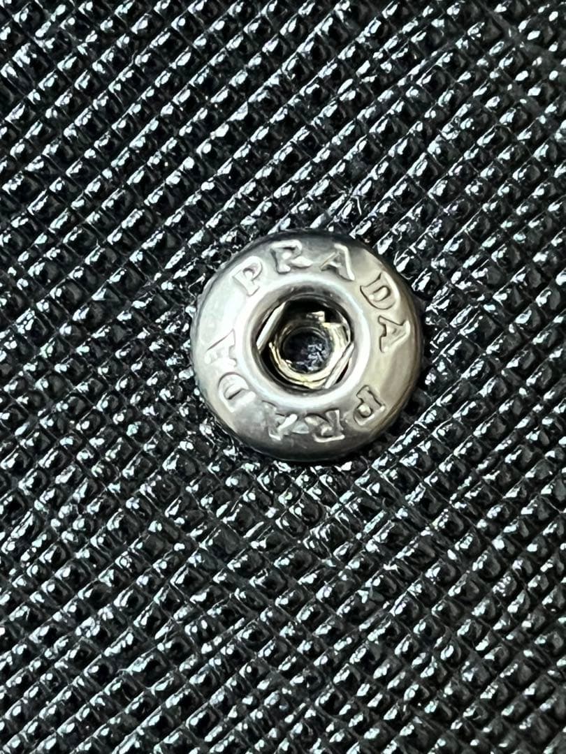 PRADA Saffiano l キーケース ブラック