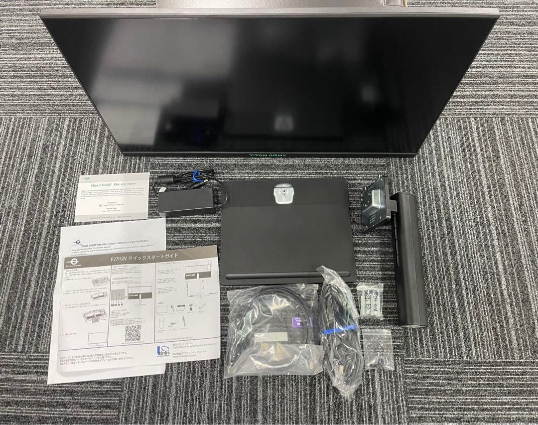 TITAN ARMY P27H2V ブラック 27インチ 4K 160Hz