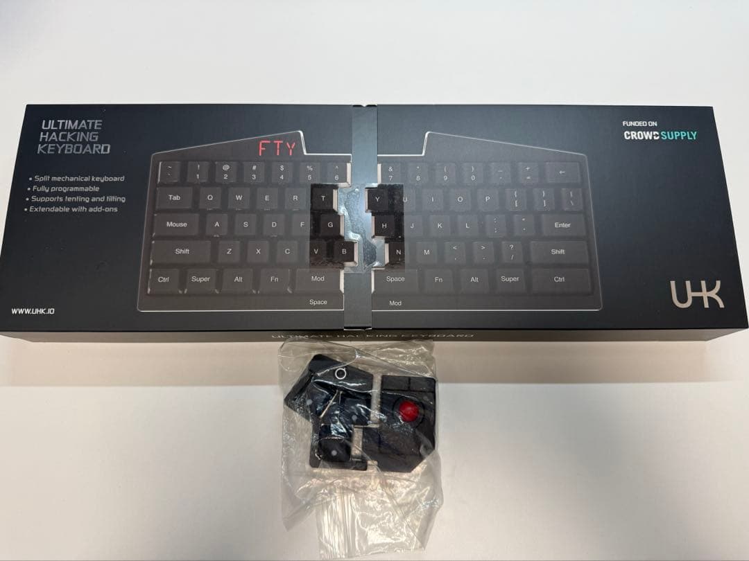 【訳あり】Ultimate Hacking Keyboard 赤軸 モジュール付