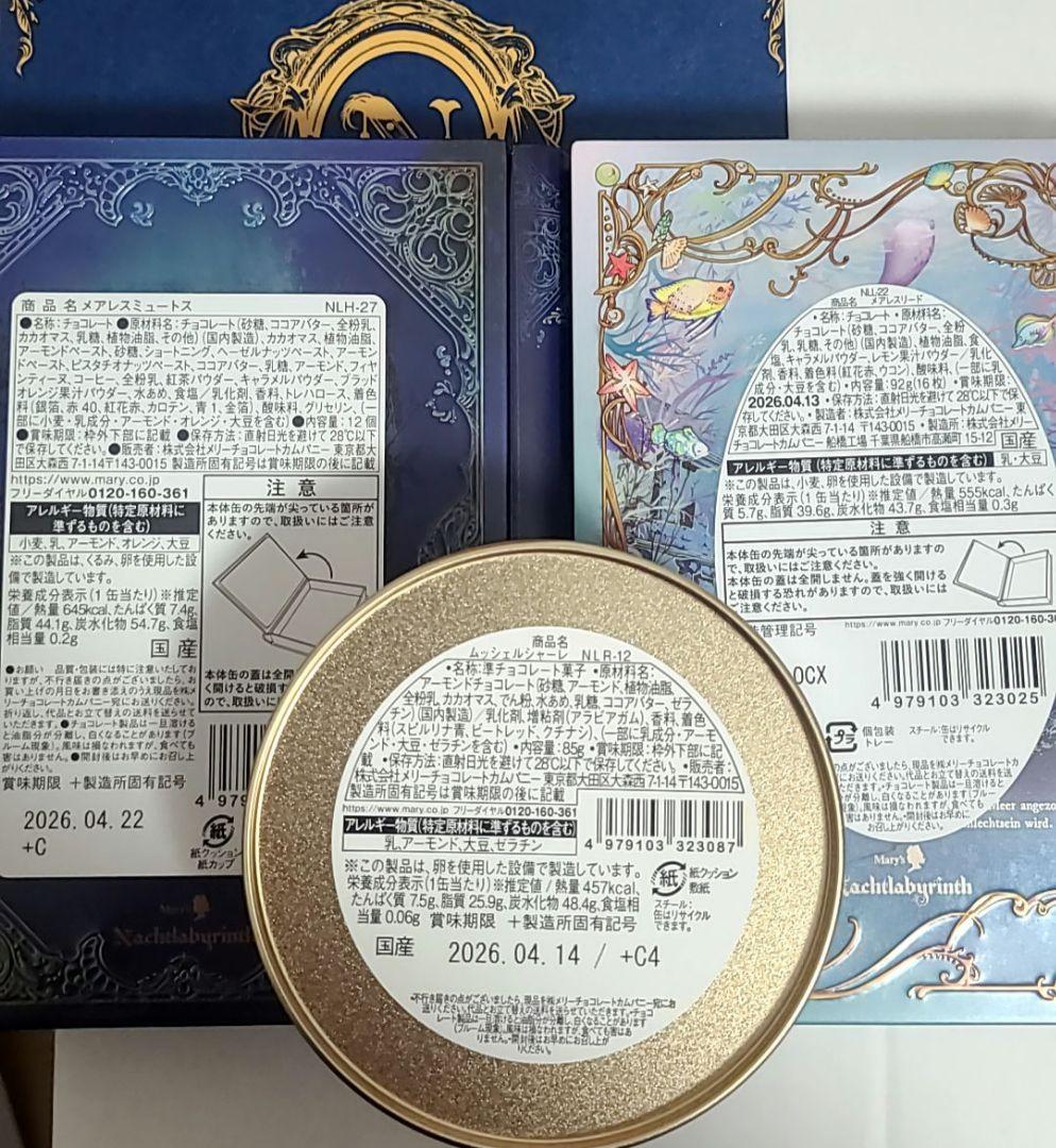【最安値】メリーチョコレート　ナハトラビュリント