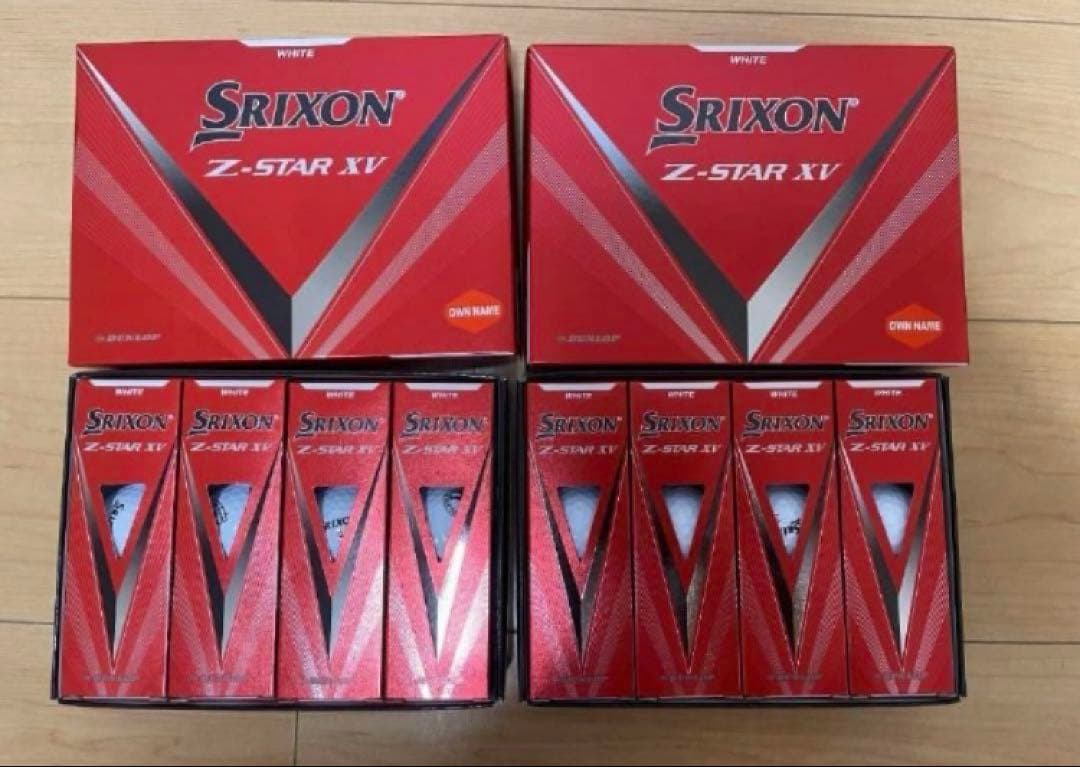 スリクソン 新品ゴルフボール SRIXON Z-STAR XV 2ダースホワイト