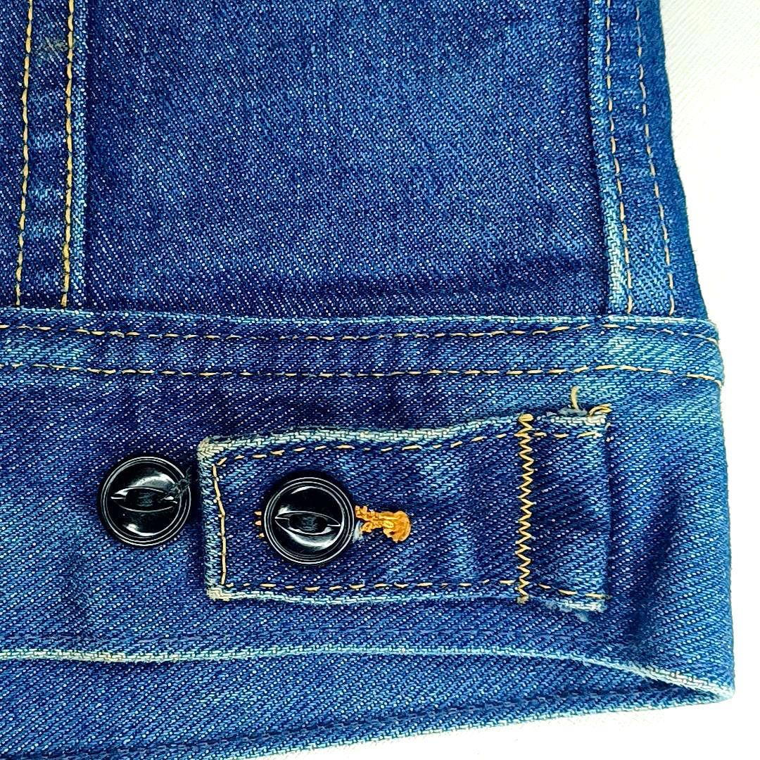 70s80s★USA製　Lee STORM RIDER　縦縞　デニムジャケット