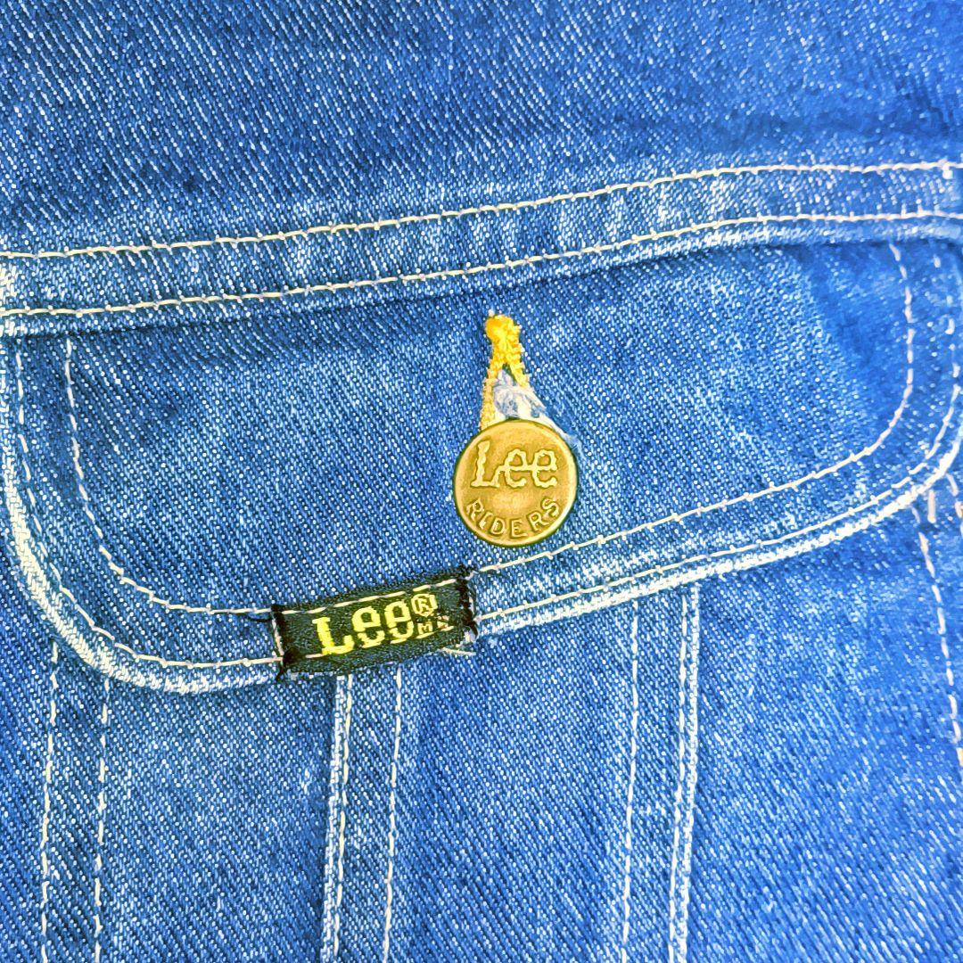 70s80s★USA製　Lee STORM RIDER　縦縞　デニムジャケット