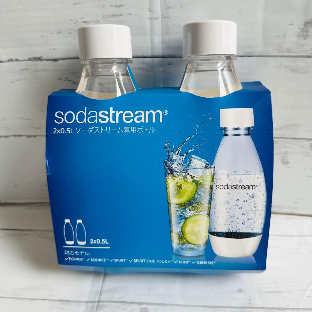 未使用 sodastream SPIRIT ONE TOUCH 専用ボトル付き