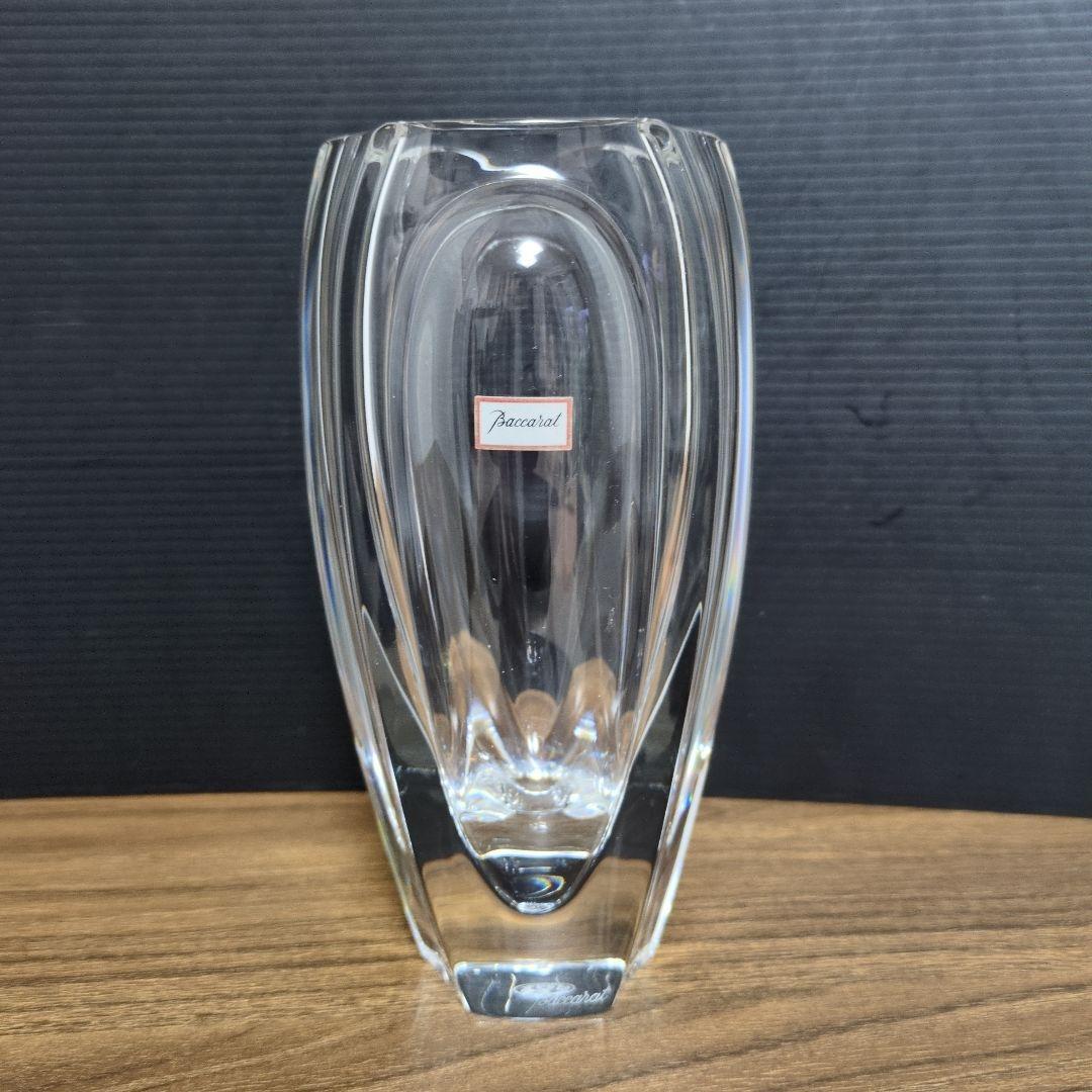（貴重）Baccarat 花瓶　ベース　六角形　ヘキサゴン　ブートンドール