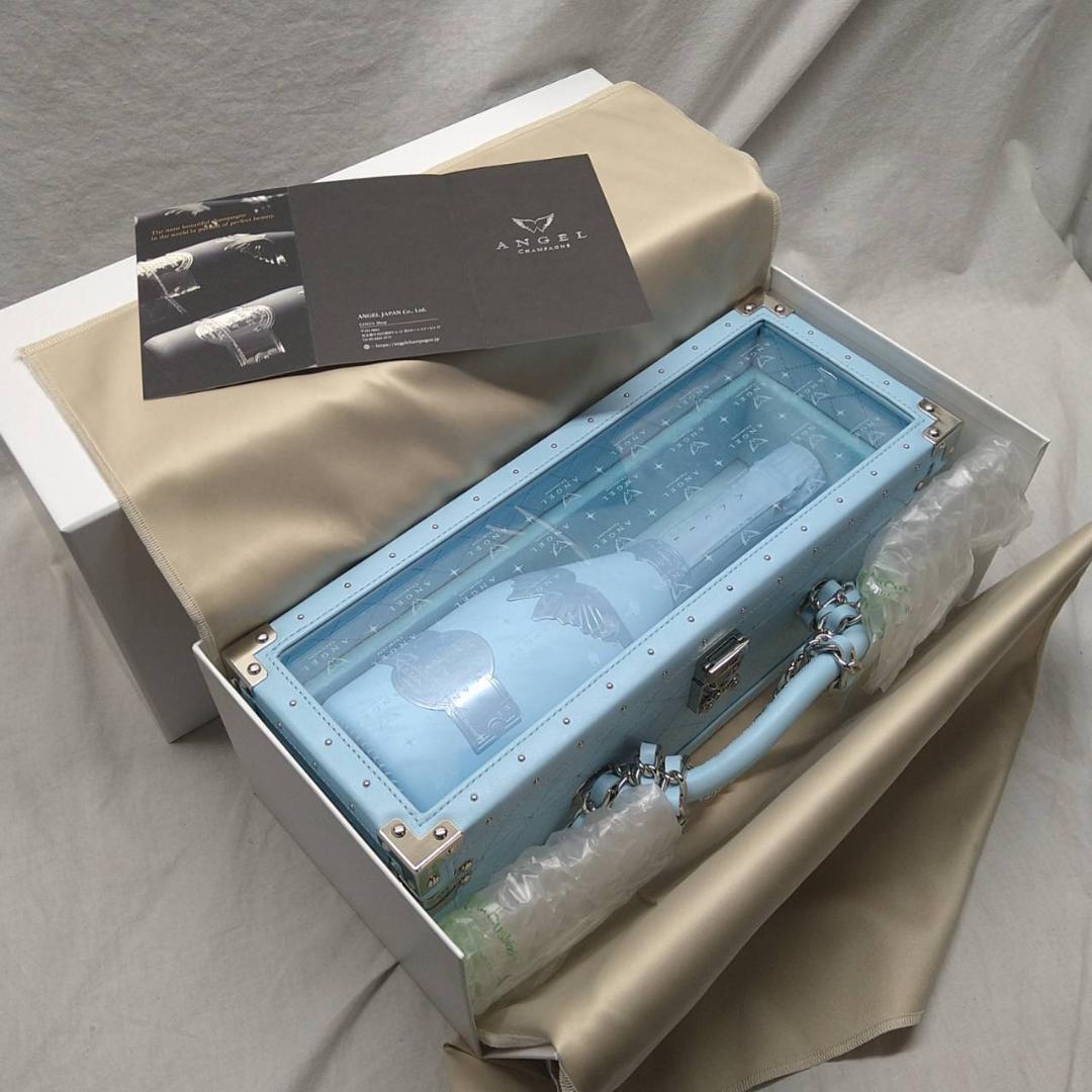 K241　エンジェル　シャンパン　ドゥミセック　ブルー　ロゼ　750ml　箱付き